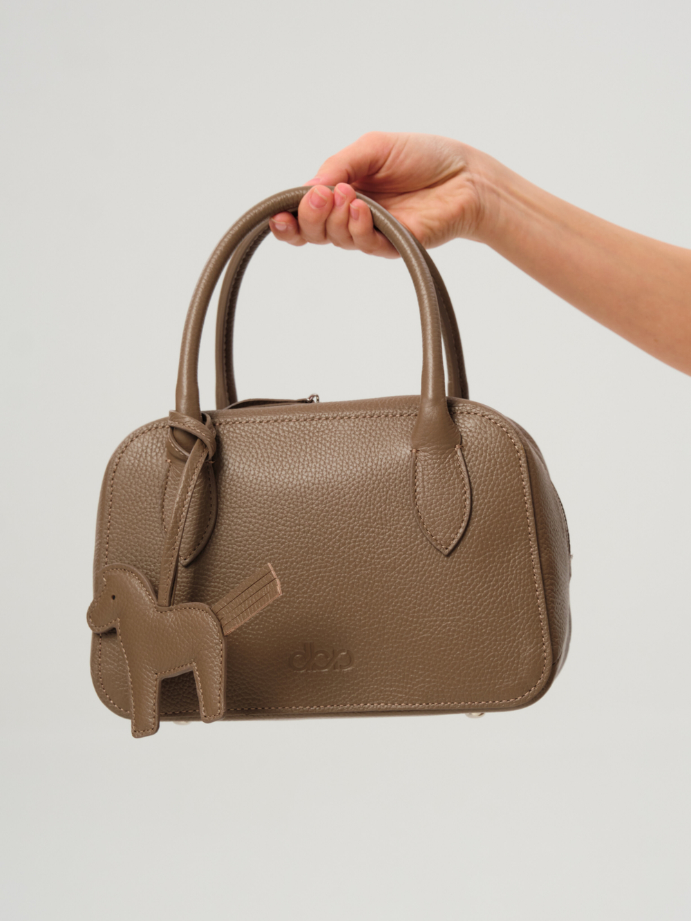 Кожаная сумка Polly summer DBR 31401 тауп