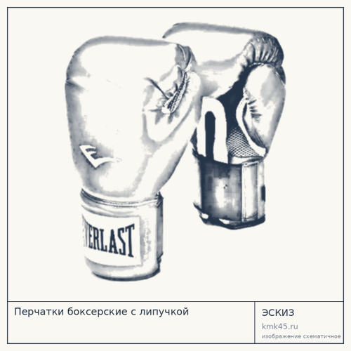 Перчатки боксерские с липучкой — от 3 100 ₽
