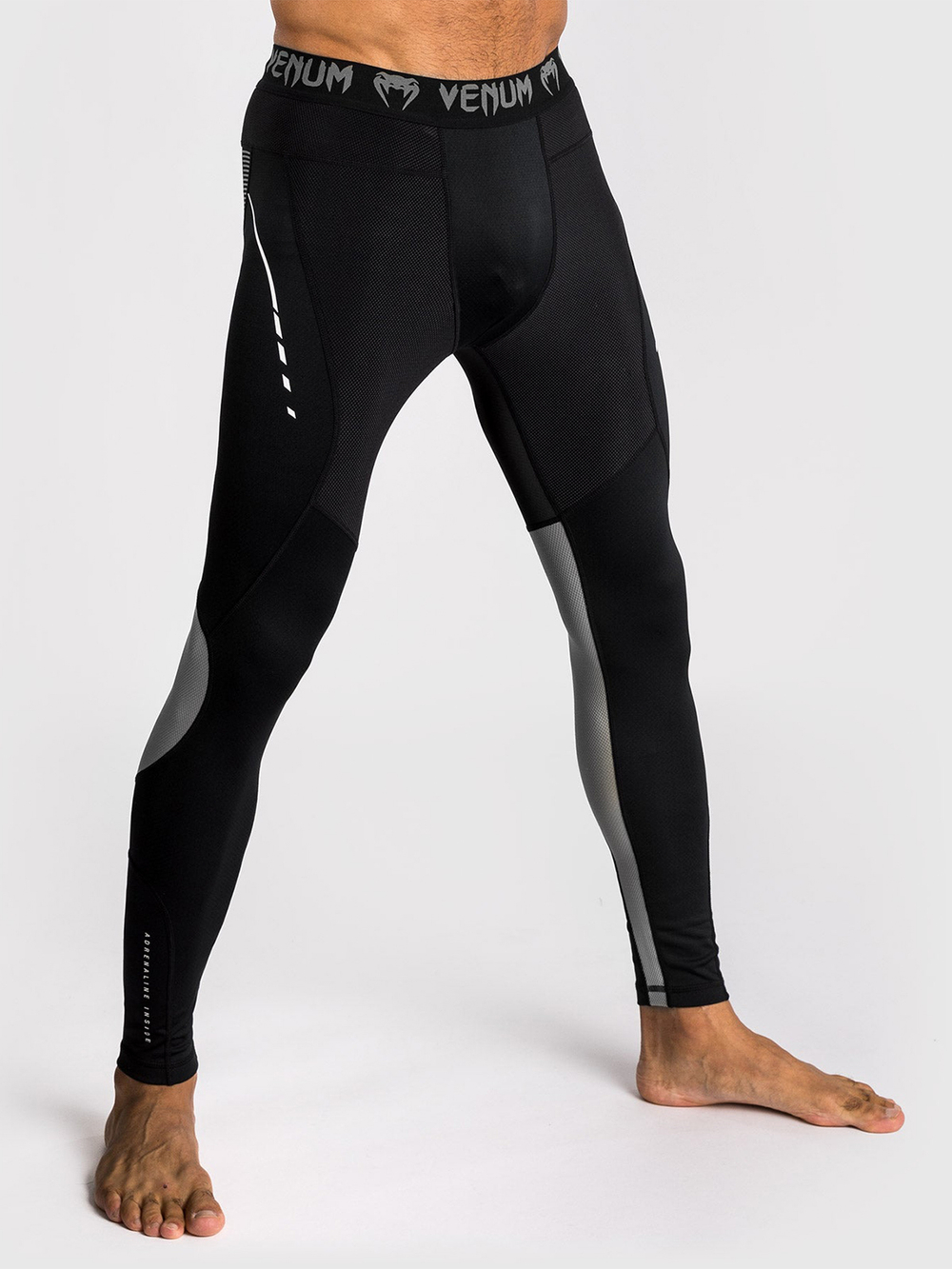 Тайтсы Venum Adrenaline Black/Silver Grey
