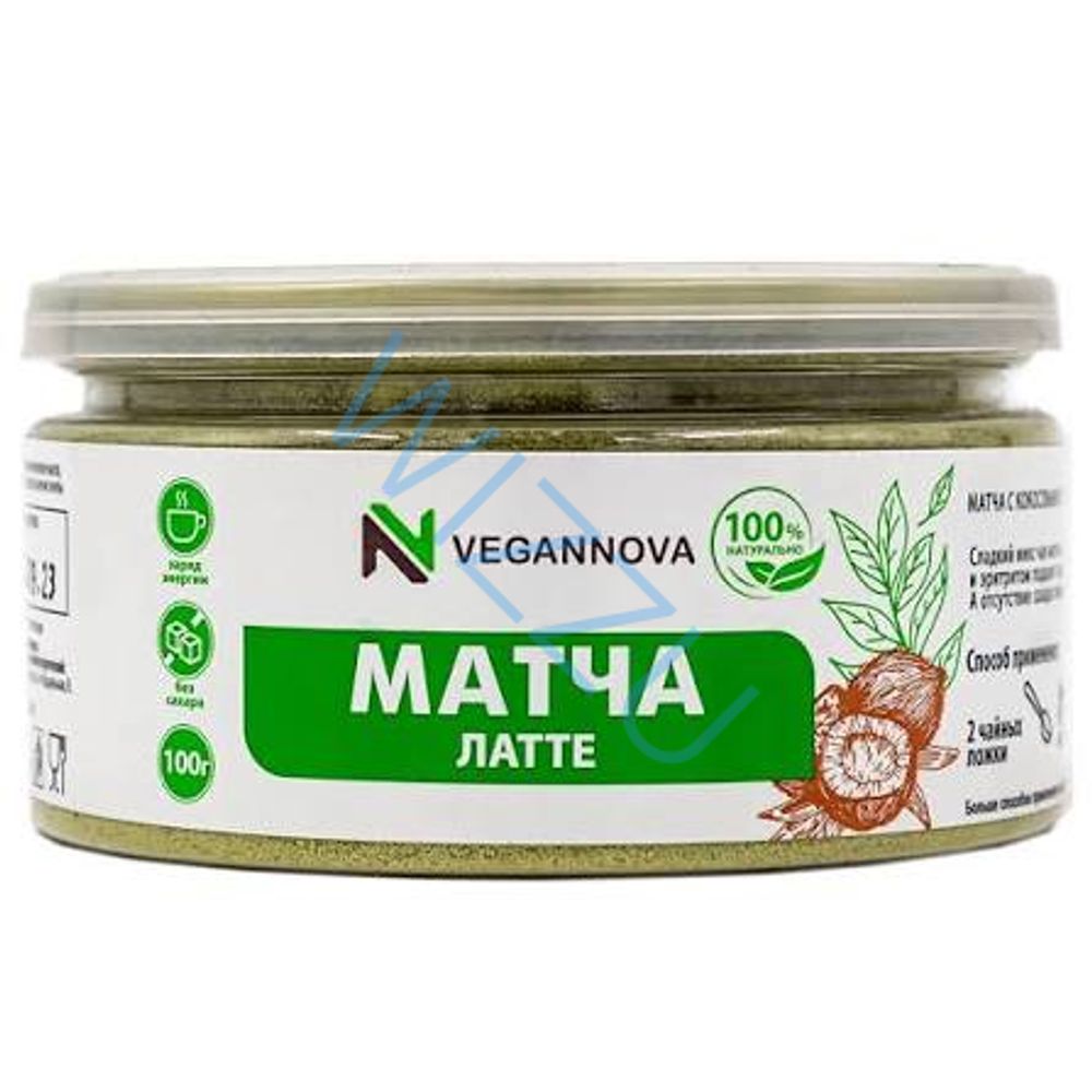 Матча латте Vegan nova 100 гр