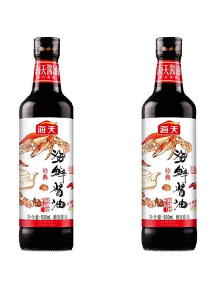 Соевый соус Haday Seafood со вкусом морепродуктов 500 мл 2 шт