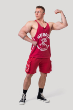 Майка Washed Muscle Back Stringer GOLDEN AGE 791 Красная