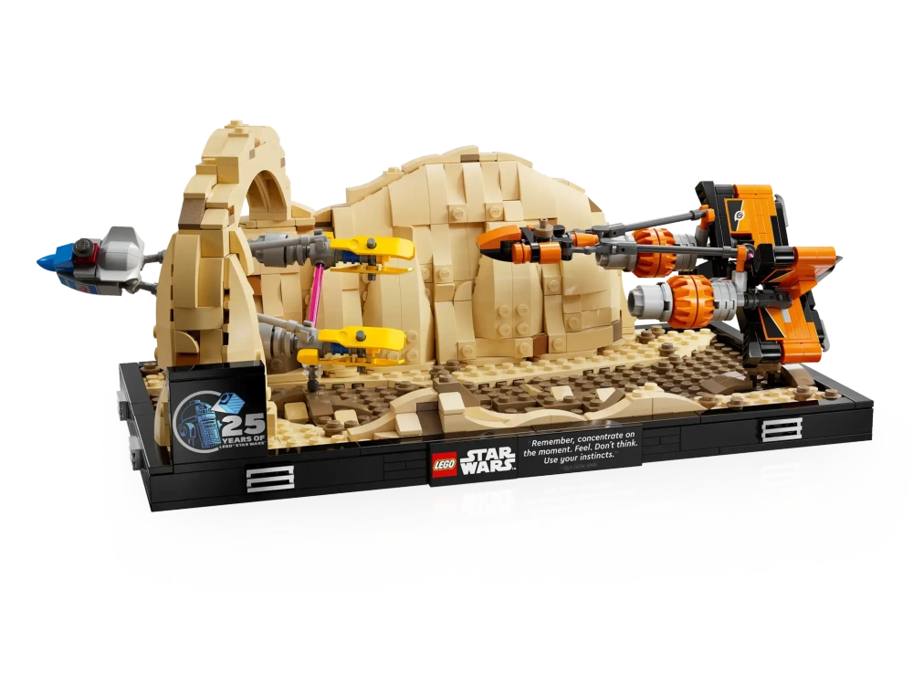 Конструктор LEGO Star Wars 75380 Диорама: гонка на подах на Мос-Эспа