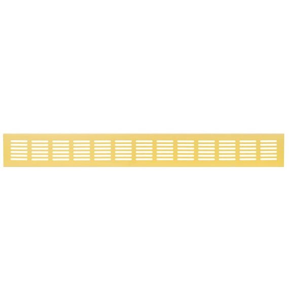 Вентиляционная решетка Благовест 60x400, золото