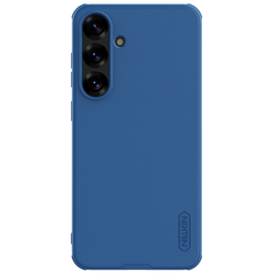 Усиленный защитный чехол синего цвета для Samsung Galaxy S25, серия Super Frosted Shield Pro от Nillkin