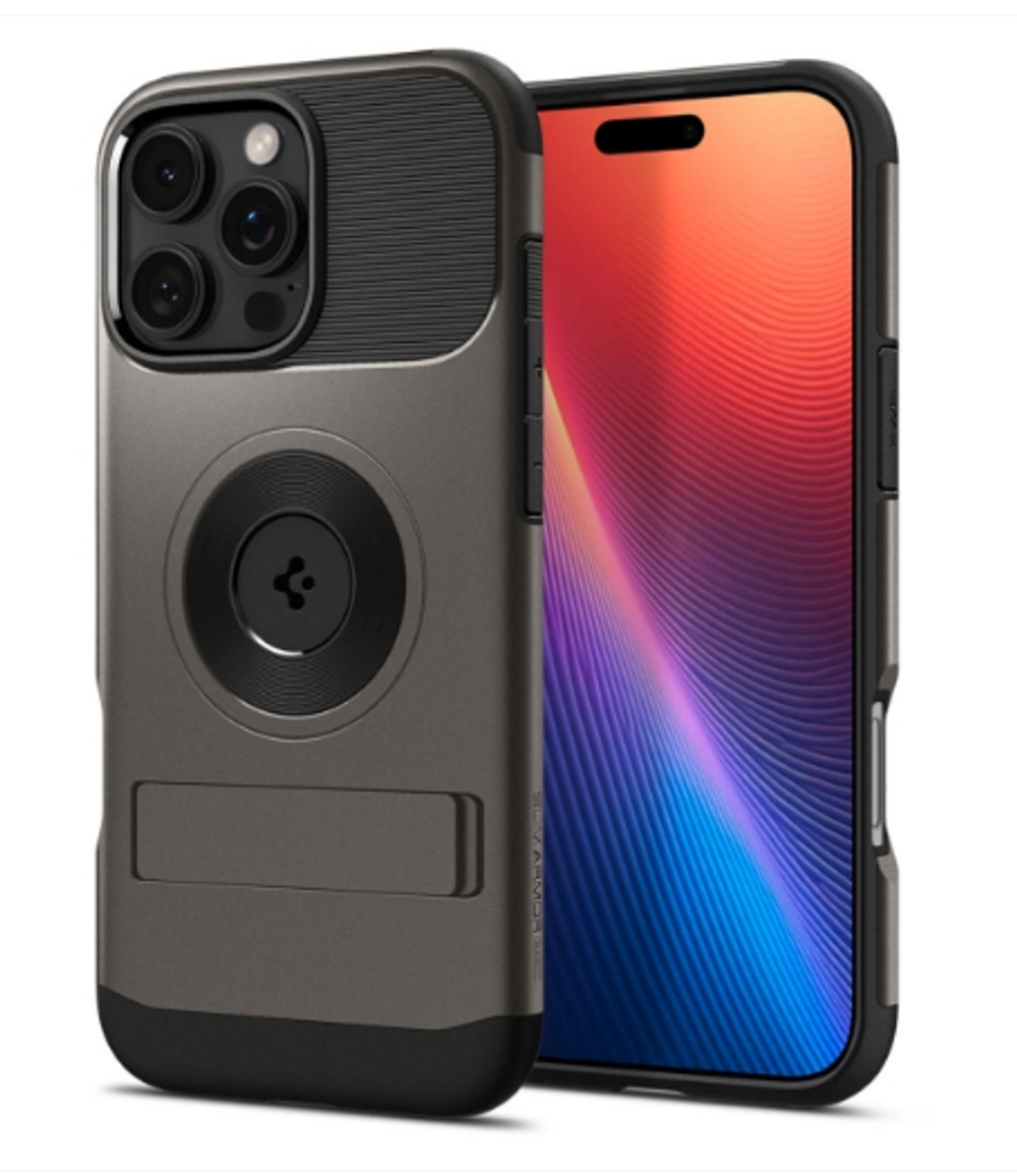 Накладка для i-Phone 16 Pro 6.3" Spigen Slim Armor MagSafe (ACS08163) серый