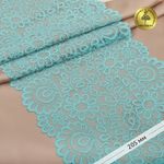 Кружево бельевое эластичное 205 мм / 3 метра, TBY.YSTL00839, цв.L422 тиффани, Kruzhevo