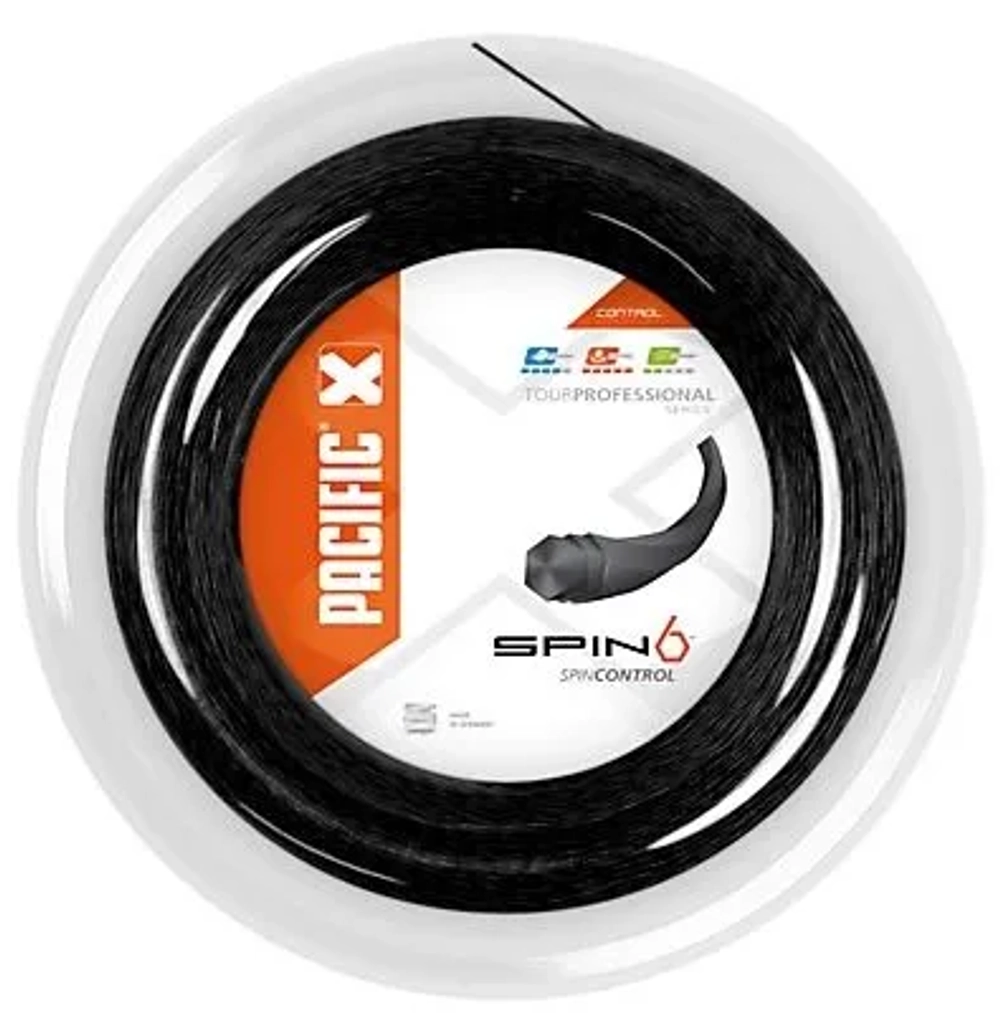 Струны теннисные Pacific Spin6 Control (200 m)