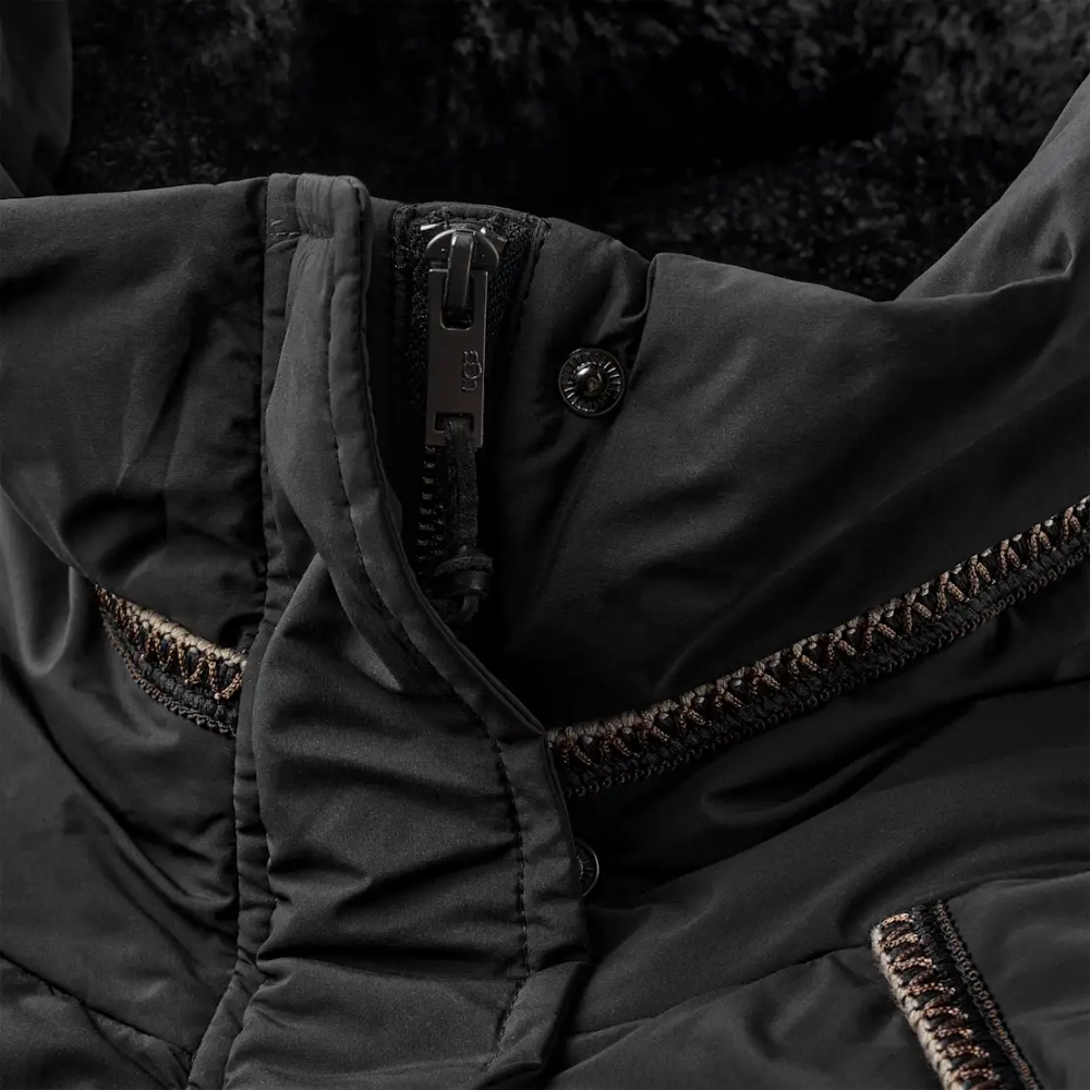 UGG Утепленная куртка Renly, черный