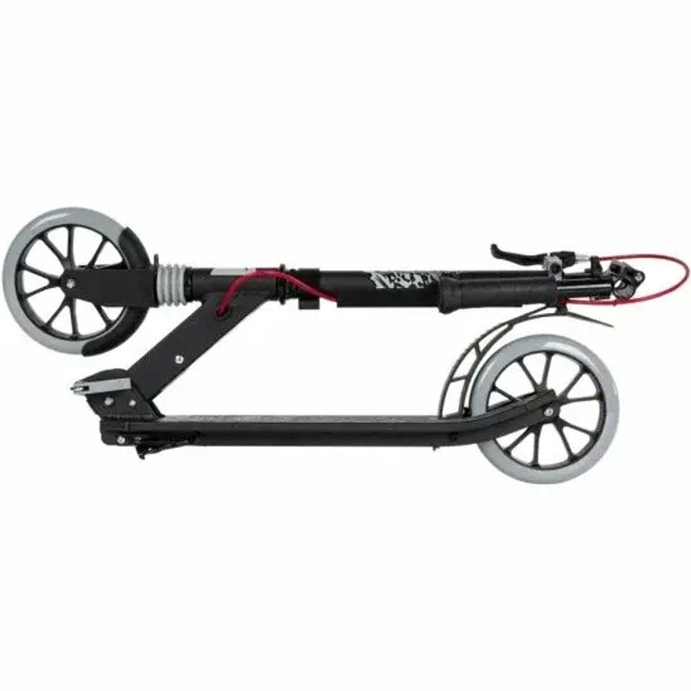 Самокат Tech Team Delta black-grey 1/4 чёрный/серый