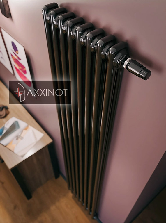 Axxinot Sentir 2160 - двухтрубный трубчатый радиатор высотой 1600 мм, нижнее подключение с термовентилем