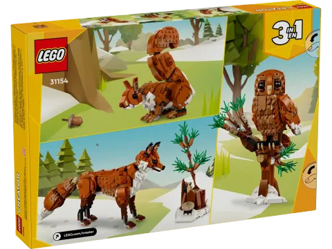 Конструктор LEGO Creator 3in1 31154 Лесные животные: Рыжая лисица
