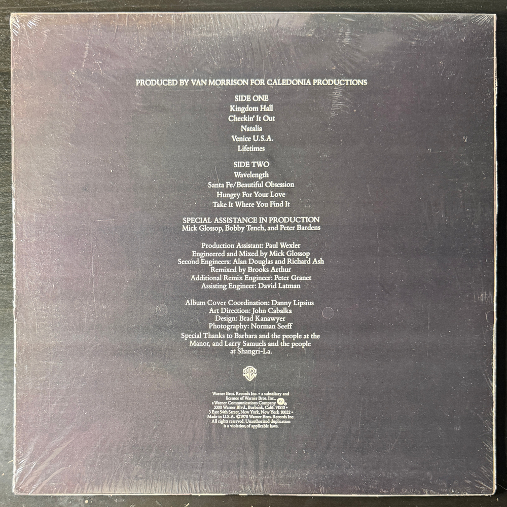 Van Morrison ‎– Wavelength (СЩА 1978г.)
