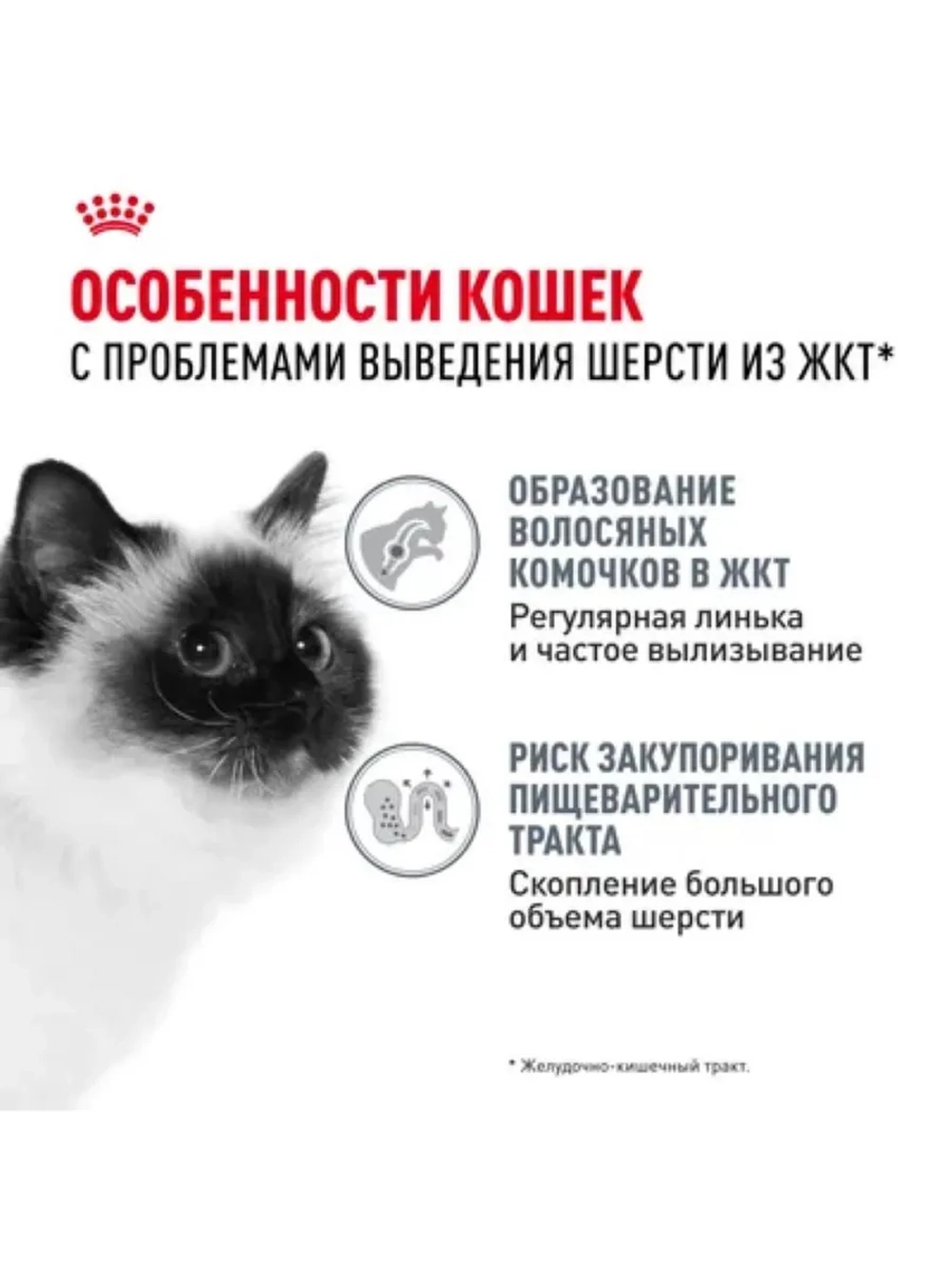 Hairball Care Корм для длинношерстных кошек 2кг