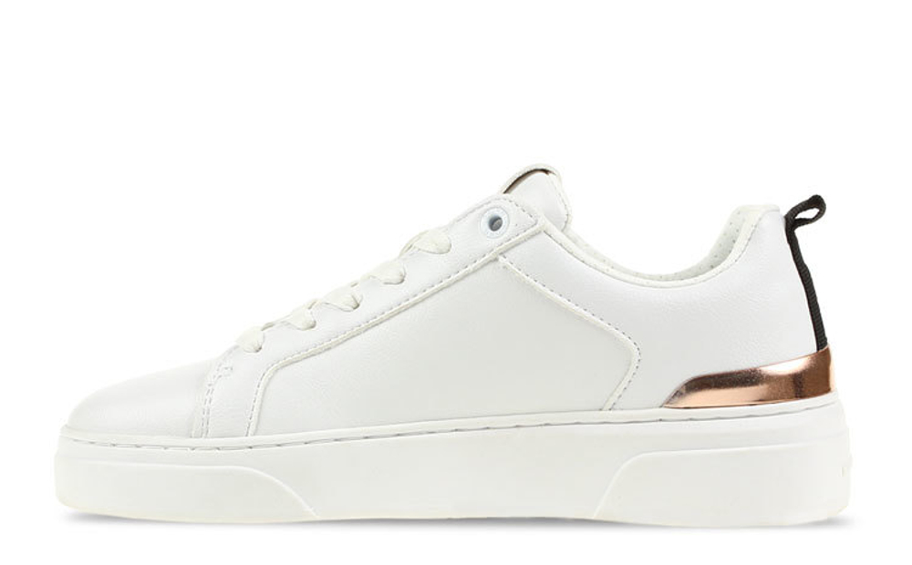 Damskie buty sneakers Bj_rn Borg T1910 Pat W - white/rose gold