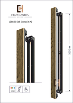 Арт. 100x35 Oak Veneer Premium, L-1600 - Console 2