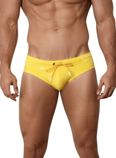 Желтые мужские плавки-брифы Malibu Swimsuit Brief (Размер: M) (Цвет: желтый)