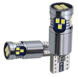 Светодиод 12-24V T10 18SMD 2016 белый CAN XLB 2.2w (БИ) (без цок) (бл2шт) ОБМ 6+3+3+3+3 ПАРУС