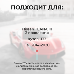 Ремкомплект ограничителей дверей Nissan TEANA (III) L33 (4 двери, тип 29) 2014-2020