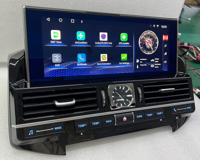 Магнитола для Toyota Land Cruiser 200 2015-2021 (с JBL и 360) - Kuberg ZH-T1269 монитор 12.3" на Android 12, Быстрая, CarPlay, 4G SIM-слот