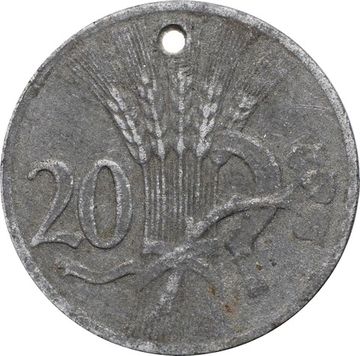 20 геллеров 1941 Богемия и Моравия