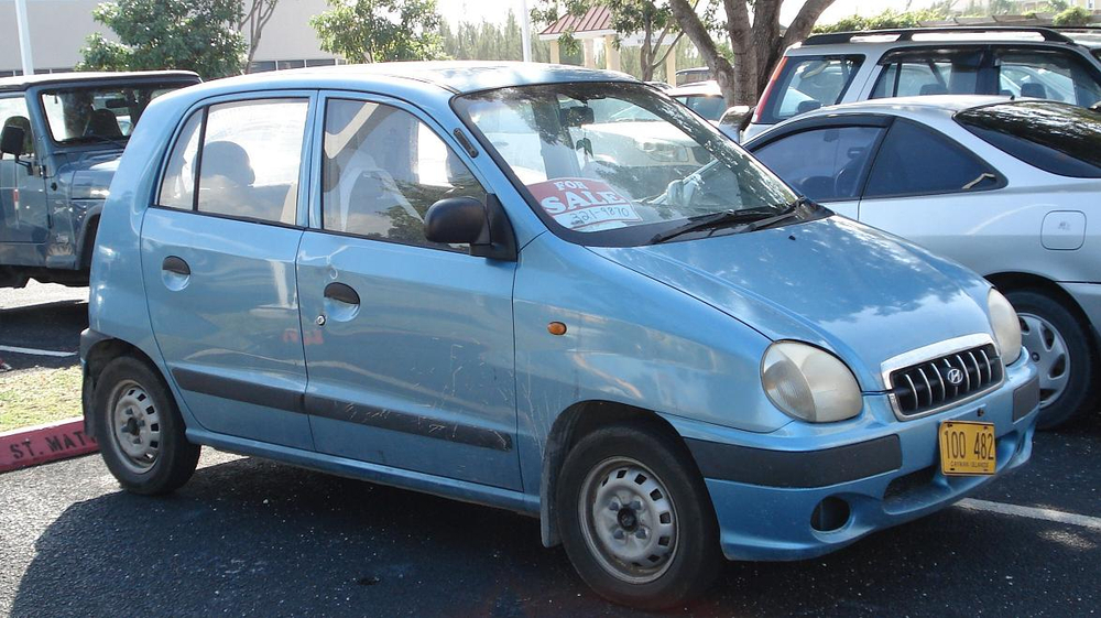 Порог Hyundai Atos 1997-2014 Полный профиль (1мм)