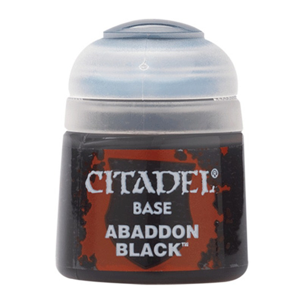 Краска Abaddon Black — Citadel Base, 12 мл, 21-25