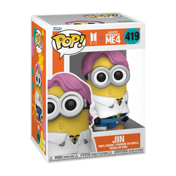 Фигурка Funko POP! Rocks BTS X Despicable Me 4 Jin (419) 85965