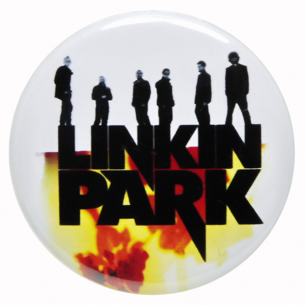 Значок металлический Linkin park на булавке