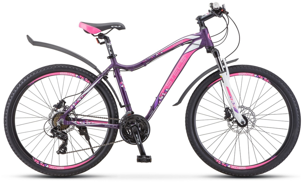 Велосипед 27.5" STELS Miss-7500 D V010 р.16" Тёмно-пурпурный