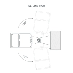 Профиль с экраном SL-LINE-4970-2500 WHITE+OPAL (Arlight, Алюминий)