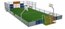 Площадка MUGA, 11x21 - металл