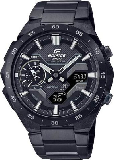 Японские наручные часы Casio Edifice ECB-2200DC-1A с хронографом