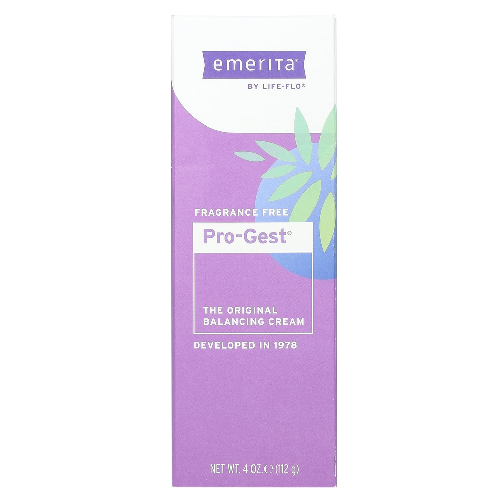 Emerita, Pro-Gest, балансирующий крем, без запаха, 112 г