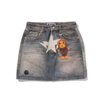 A Bathing Ape Bathing Ape Denim Short Skirts Cotton