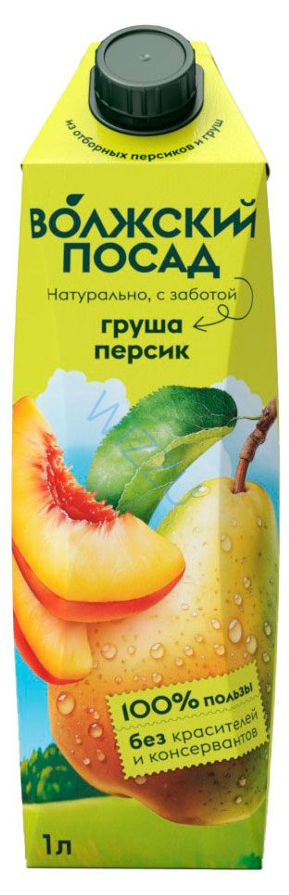 Нектар Волжский Посад груша-персик 1л