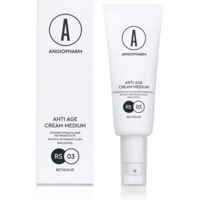 ANGIOPHARM КРЕМ ОМОЛАЖИВАЮЩИЙ С КОМПЛЕКСОМ РЕТИНОИДОВ MEDIUM, 50 Мл | RETISOLVE ANTI AGE CREAM MEDIUM