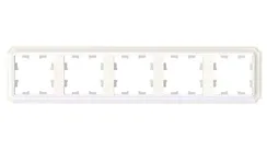 Рамка пластиковая на 5 постов универсальная Systeme Electric AtlasDesign Antique Жемчуг ATN100405