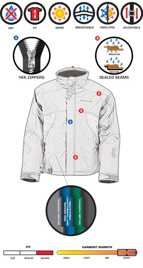 Купить Куртка для снегохода Текстильная Arctiva Pivot Insulated / Черный