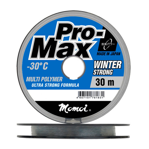 Леска Pro-Max Winter Strong 0,25 мм., 7,5 кг, 30 м, прозрачная