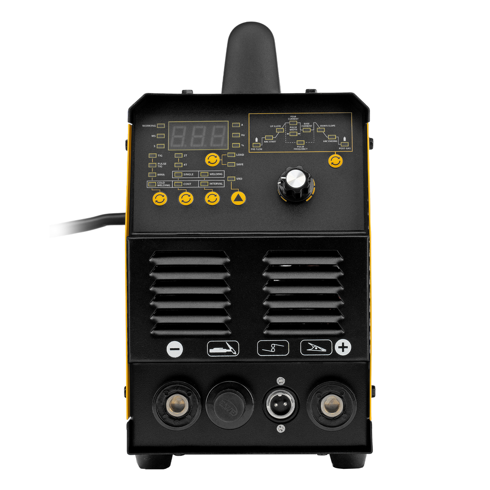 Аппарат инвертор. аргонодуговой сварки ITIG-200 DС Pulse Cold Weld, 200 А, ПВ 60% Denzel