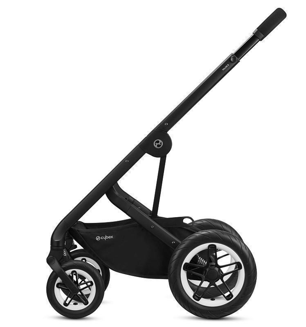 Коляска Cybex Talos S Lux BLK complete Cloud G Ocean Blue Plus 3 в 1 Moon Black с дождевиками