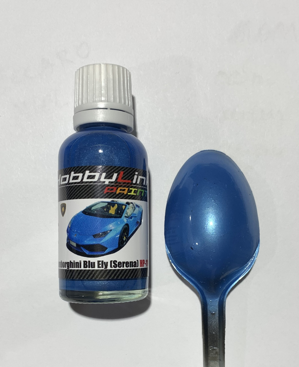 Краска лаковая HobbyLink Lamborghini Blu Ely (Serena) HP-1104