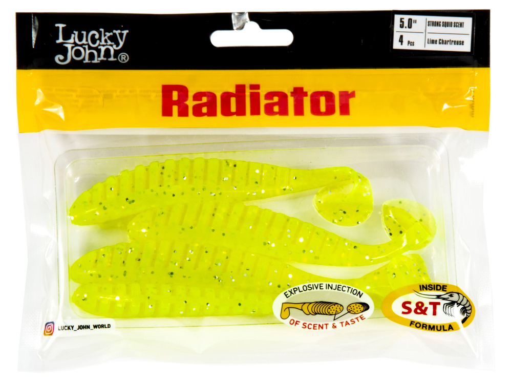 Виброхвосты съедобные LJ Pro Series RADIATOR 5.0"(12,5 см), цв. 071, 4 шт.