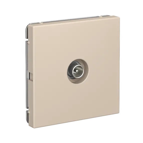 Розетка телевизионная оконечная 1DB Systeme Electric ArtGallery Песочный GAL001291