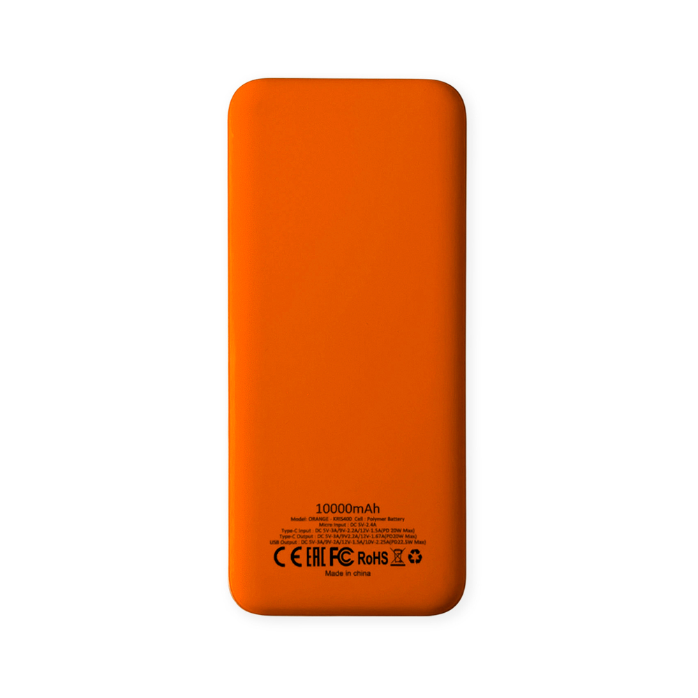 Внешний аккумулятор Kris soft touch, 10000mAh