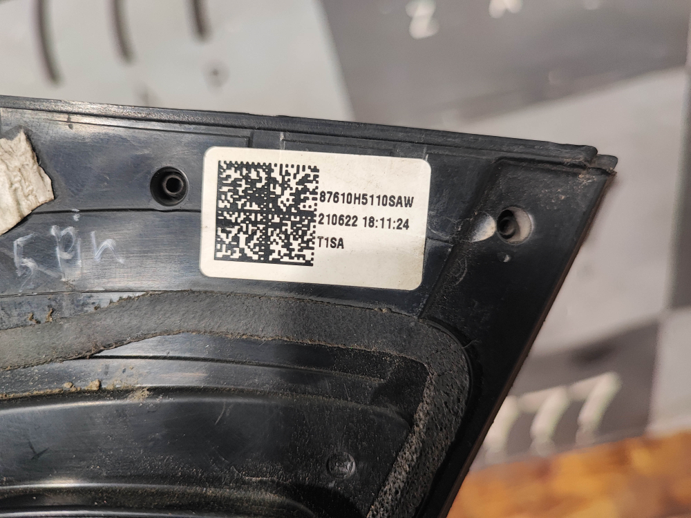 Зеркало левое 5 pin Hyundai Solaris 2 (HCR) 17-нв Б/У Оригинал 87610H5110