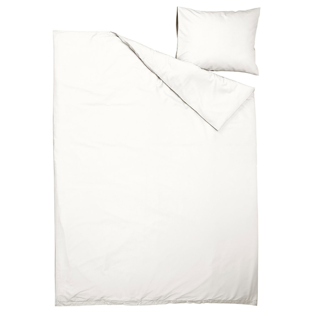 IKEA PILTANDVINGE  (ИКЕА ПИЛТАНДВИНГЕ)  -  Пододеяльник и наволочка - белый 150х200/50х60 см
