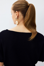 Топ с рукавами «летучая мышь» — вырез-лодочка - H&M