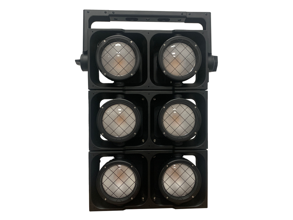 Светодиодный заливающий светильник (LED Par Blinder) 2×300W Cool and Warm White (холодный + теплый белый), IP65